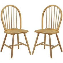 Load image into Gallery viewer, Set of 2 Vintage Windsor Wood Chair with Spindle Back for Dining Room