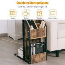 Load image into Gallery viewer, Modern C-Shape Sofa Side Snack End Table Nightstand