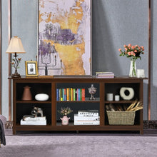 Load image into Gallery viewer, 2-Tier Entertainment Media Console Center-Coffee