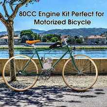 Load image into Gallery viewer, 80cc 2-Stroke Bicycle Gasoline Engine Motor Kit DIY Motorized Bike BlackNew Gray