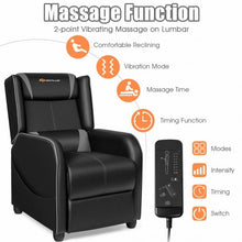 Load image into Gallery viewer, Home Massage Gaming Recliner Chair-Gray