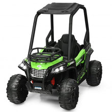 Load image into Gallery viewer, 12V Kids RC Electric Ride On Off-Road UTV Truck with MP3 and Light-Green