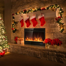 Load image into Gallery viewer, 50 " Electric Fireplace Recessed Wall Mounted with Multicolor Flame