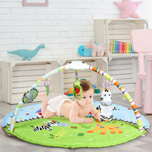 Load image into Gallery viewer, Baby Activity Educational Gym Play Mat with Hanging Toys
