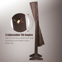 Load image into Gallery viewer, Jewelry Cabinet Armoire Lockable Standing Storage Organizer-Brown