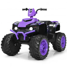 Load image into Gallery viewer, 12V Kids Electric 4-Wheeler ATV Quad Ride On Car with LED Light-Purple
