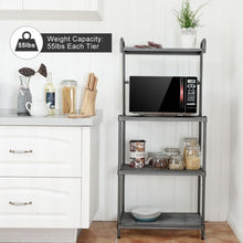 Load image into Gallery viewer, 4-Tier Baker�s Rack Stand Shelves Kitchen Storage Rack Organizer