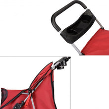 Load image into Gallery viewer, Large Deluxe Folding 4 Wheels Pet Dog Cat Carrier Stroller 8 Colors Choice Green