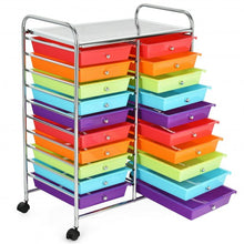 Load image into Gallery viewer, 20 Drawers Storage Rolling Cart Studio Organizer-Color