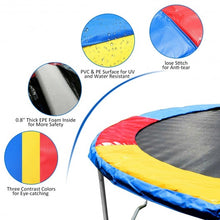 Load image into Gallery viewer, Colorful Safety Round Spring Pad Replacement Cover for 14' Trampoline