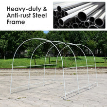 Load image into Gallery viewer, 6 Windows Steel Frame Backyard Walk-in Greenhouse