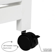 Load image into Gallery viewer, Rolling Kitchen Trolley Storage Basket And Drawers Cart