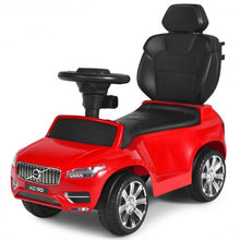 Load image into Gallery viewer, 3 in 1 Kids Ride On Push Car Stroller-Red