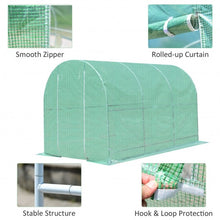 Load image into Gallery viewer, 6 Windows Steel Frame Backyard Walk-in Greenhouse