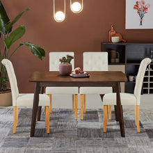 Load image into Gallery viewer, Set of 2 Tufted Dining Chair -Beige
