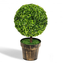 Load image into Gallery viewer, 2 PCS 24" Artificial Boxwood Topiary Ball Tree