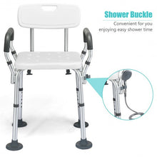 Load image into Gallery viewer, Shower Chair Spa Bathtub with Removable Armrests & Back