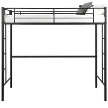 Load image into Gallery viewer, Metal Twin Loft Ladder Beds-Black