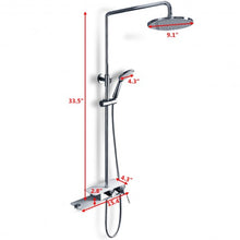 Load image into Gallery viewer, Stainless Steel Panel Rainfall Shower Column w /Hand Shower