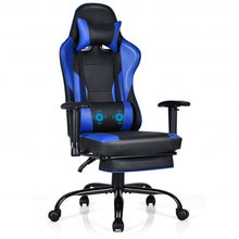 Load image into Gallery viewer, Massage Gaming Chair Recliner w/Footrest and Adjustable Armrests for Home&Office