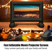Load image into Gallery viewer, Inflatable Outdoor Movie Projector Screen with Blower-16'