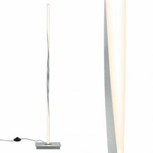 Load image into Gallery viewer, 48" Helix LED Floor Lamp Modern Standing Pole Light-Silver