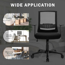 Load image into Gallery viewer, Adjustable Mid Back Mesh Office Chair with Lumbar Support