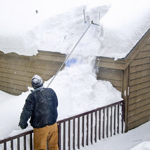 Load image into Gallery viewer, 20 ft Lightweight Roof Snow Rake Removal Tool w/ Adjustable Telescoping Handle
