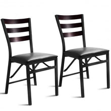 Load image into Gallery viewer, Set of 2 Portable Folding Dining Chairs