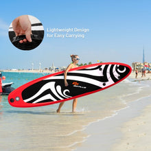 Load image into Gallery viewer, 10' Inflatable Stand up Adjustable Fin Paddle Surfboard with Bag
