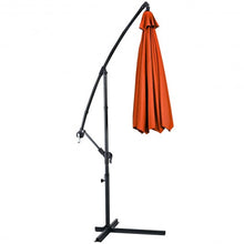 Load image into Gallery viewer, 10' Patio Outdoor Sunshade Hanging Umbrella-Orange