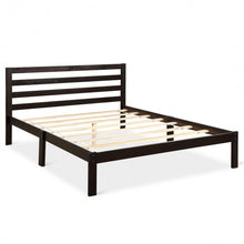 Load image into Gallery viewer, Solid Wood Platform Bed Wood Slat Support Queen Size Bed Frame