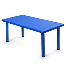 Load image into Gallery viewer, Kids Plastic Rectangular Learn and Play Table-Blue