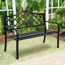 Load image into Gallery viewer, 50" Patio Garden Bench Loveseats