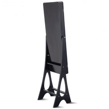 Load image into Gallery viewer, Standing Armoire Organizer Jewelry Cabinet w/ LED -Black