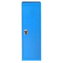 Load image into Gallery viewer, 48" Kid Safe Storage Children Single Tier Metal Locker-Blue