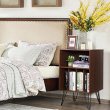 Load image into Gallery viewer, End Table Free Standing Display Bookshelf File Cabinet