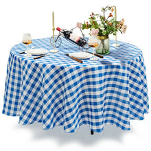 Load image into Gallery viewer, 2 Pcs Stain Resistant and Wrinkle Resistant Table Cloth-Blue