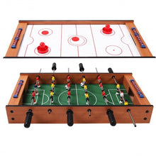 Load image into Gallery viewer, 2-in-1 Indoor/Outdoor Air Hockey Foosball Game Table