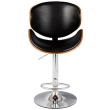 Load image into Gallery viewer, 1 PC Adjustable Swivel Bentwood Bar Stool
