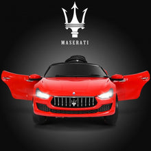 Load image into Gallery viewer, 12V Remote Control Maserati Licensed Kids Ride on Car-Red