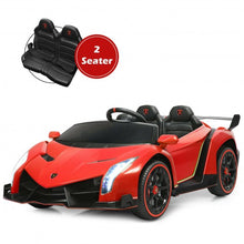 Load image into Gallery viewer, 12V 2-Seater Licensed Lamborghini Kids Ride On Car with RC and Swing Function