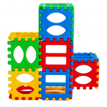 Load image into Gallery viewer, 32 Pieces Big Waffle Block Set Kids Educational Stacking Building Toy
