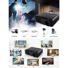 Load image into Gallery viewer, 5000 Lumens HD 1080P 3D LED Portable Home Theater Projector