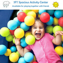 Load image into Gallery viewer, 7FT Kids Trampoline W/ Safety Enclosure Net