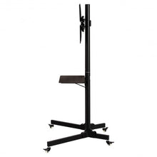 Load image into Gallery viewer, Plasma Flat Screen TV Cart Stand w/ Wheels Mobile Fits