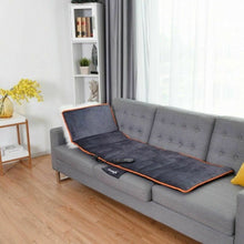 Load image into Gallery viewer, 10 Vibrating Motors Foldable Massage Heating Mat