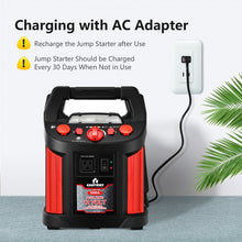 Load image into Gallery viewer, Jump Starter Air Compressor Power Bank Charger with LED Light and DC Outlet