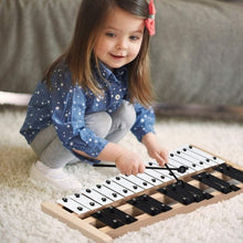 Load image into Gallery viewer, 27 Note Glockenspiel Xylophone with 2 Rubber Mallets