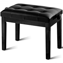 Load image into Gallery viewer, Height Adjustable PU Leather Piano Bench with Storage